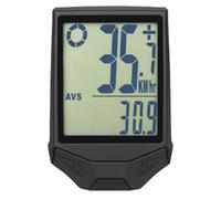 HAKIDZEL Cycling Speedometer for Bike with Detachable Design and Acrylic Abs Material, Black Mini Odometer Displaying Elapsed Time, Suitable for Electric and Folding Bikes in Outdoor Use