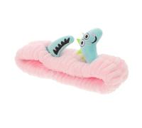 HAKIDZEL Dinosaur Headband Dino Plush Headband for Makeup & Skincare Makeup Headband Hair Accessories for Funny Headbands for Women Adult Headband Women's Animal At Home Coral Fleece