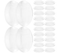 HAKIDZEL Double Convex Lenses Easy to Use Optical Lens Acrylic 50pcs 1 Inch Diameter for Science Teaching Tools and Physics Experiments Professional Experiment Learning Aids for DIY