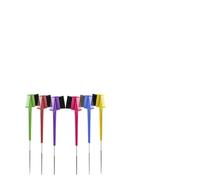HAKIDZEL Double Side Eyebrow Brush and Lash Comb Gentle Brush Comb 6pcs with Abs Material Multifunctional Hair Tools and Random Color for Professional Salon and Home Use for Women