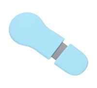 HAKIDZEL Dual Ended Nose Scrubber Tool and Facial Scraper for Blackhead Removal, Lightweight Stainless Steel and Silicone Deep Cleansing Skin Scrubber for Home Use and Daily Skincare