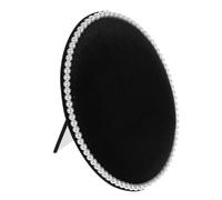 HAKIDZEL Earrings Display Stand Ear Studs Display Stand Black Oval Wall-mounted Lint Sponge Density Board Jewellery Organizer for Necklace and Ear Storage