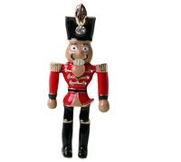 HAKIDZEL Elegant Nutcracker Soldier Brooch for Christmas Celebrations, Metal Material Easy to Wear and Compact Design, Xmas Pin for Parties and Festive Outfits