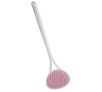 HAKIDZEL Ergonomic Bath Brush Long Handle for Shower with Plastic and Silicone Material, Convenient to Use Body Scrubber Improving Skin Health, for Bathroom and Bathing