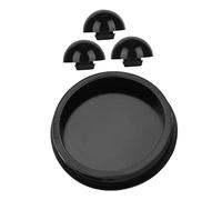 HAKIDZEL Ethereal Drum Silicone Foot Pads Set with Anti-slip Protective Bottom Cover 1 Large Base Cap + 3 Sturdy Feet for 13/15-key Steel Tongue Drum Stable Support Accessory for and Performance