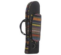 HAKIDZEL Ethnic Style Padded Trumpet Case with Side Storage Compartment Portable Trumpet Carrying Bag for Musicians the Go and Distinctive Gig Bag with Detailed Craftsmanship