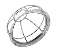 HAKIDZEL Explosion-Proof Wire Lampshade Guard for Light Bulbs and Fixtures, Metal Protective Cage with Easy Installation, Silver Lamp Shade Cover Suitable for Workshop Use