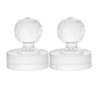 HAKIDZEL Eyeshadow Space-saving Cosmetics Tool Acrylic Stamper 2pcs for Eye Press, Practical Repair and Eyebrow Blush and Eye Makeup Application