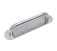 HAKIDZEL Fire Door Pull Handle Silver Finish Stainless Steel and High Hardness with Not Falling Off Feature Modern Design Suitable for Push-Pull Wooden Doors