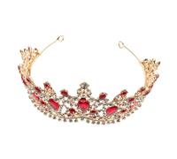 HAKIDZEL Flower Crown Headband for Women Bridal Tiara Rhinestone Hair Hoop for Hen Party Fashion Hair Accessory