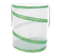 HAKIDZEL Foldable Insect Breeding Container with Green Mesh Cloth and Polyester Material, Practical Viewing Cage Convenient for Observation, for Outdoor Insect Breeding and Study