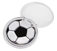 HAKIDZEL Football Referee Flip Coin for Soccer Matches, Portable Metal | White Smooth Finish, Stable Toss Tool, for League Organisers and Match Officials, Easy Carry
