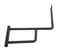 HAKIDZEL Forklift Mirror Bracket Iron Black Adjustable Rear View Mirror Arm Bolt-on Mount on Industrial Vehicles Warehouse Outdoor Use