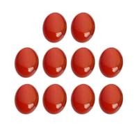 HAKIDZEL Gemstone Suitable for DIY Jewelry Design and Wide Applications 10 Pcs Oval Red Agate Patch with Flat Base, Delicate and Attractive Design for Jewelry Craft Making