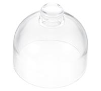 HAKIDZEL Glass Food Cover with Handle for Snacks and Food Protective Display Dome Clean and Fresh for Home Use a Cake Display or Dessert Cover