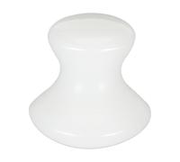 HAKIDZEL Glass White Mushroom Scraping Muscle Tool Guasha Scraper for Trigger Point Treatment Increase Mobility Facial Massage Spa Tool