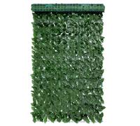 HAKIDZEL Green Leaf Artificial Trellis Fence Panel Made from Thick Plastic, Decorative Balcony and Garden Screening for Outdoor Use and Courtyard Decoration