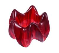 HAKIDZEL Gua Sha Massager Promotes and Relieves Fatigue Lotus Shape Resin Body Massage Tool Red Diamond Shaped Scraping Board for Whole Body Massage for Relaxation