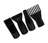 HAKIDZEL Hair Dryer Nozzle Attachment 4 Pcs ABS Comb Nozzles Diameter 4 CM for Pet Grooming Fast Drying Suitable for Dogs Cats and Small Animals in Salon and Home