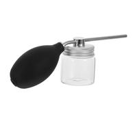 HAKIDZEL Hair Fiber Spray Applicator Precise Fiber Application Rubber Sprayer with Silicone and Glass Material and Uniform Dispersion with Hairline Comb for Front Hairline Styling