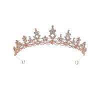 HAKIDZEL Hairband for Holiday and Anniversary Bridal Rhinestone Crystal Headband Lightweight Accessories Zinc Alloy Wedding Crown for Bride or Wife