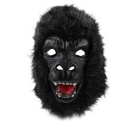 HAKIDZEL Halloween Gorilla Head Mask for Party and Bar Use, Lifelike Shape with Good Surface Tension Made of Latex and Plush, Creative Animal Head Mask for Cosplay and Scary Dress-up