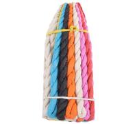 HAKIDZEL Handmade Assorted Colour Rope Incense for Meditation and Aromatherapy Use with Natural Cotton Rope Material, for Yoga, Spa, and Home Fragrance