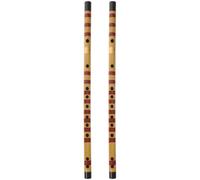 HAKIDZEL Handmade Bamboo Flute for Beginner with Chinese Knot and Flute Diaphragm, Small Instruments Crafted from High Durability Bamboo, Traditional Chinese Musical Instrument