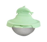 HAKIDZEL Heat-resistant Kitchen Egg Steamer with Silicone Base and Stainless Steel Body, Suitable for Microwave Oven Use, for Making Eggs for Breakfast and Everyday Kitchen Use
