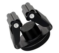 HAKIDZEL Heavy Duty Magnetic Broom Holder Black Iron Wall Mounted Organizer Storage Solution for Small Items and Cleaning Tools for Garages and Utility Rooms