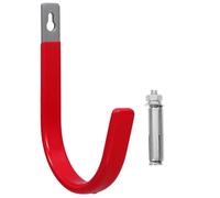 HAKIDZEL Heavy Duty Metal Wall Mount Storage Hook for Hanging Bicycles and Tools in Garages Or Balconies, Screw on Design with PVC and Iron Material, Load Bearing to 60kg, Easy