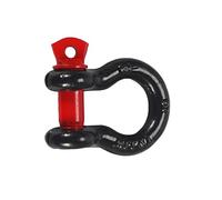 HAKIDZEL Heavy Duty U Type Tow Hook 2t Steel Shackles for Safe Securing and Easy Removing, Compatible with Chains and Snatch Blocks, for Car and Trailer Towing Random Color
