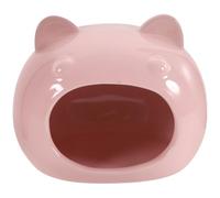 HAKIDZEL Hideout for Sleep and Ceramic Guinea House Hide Pet Pigs for Small, Comfortable Cartoon Shape Habitat Decorative Pets Hamster