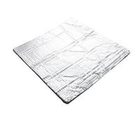 HAKIDZEL Hotbed Insulation Mat for 3D Printer Heated Bed with Low Thermal Conductivity and Waterproof Insulation Cotton, Silver Self-Adhesive Mat for PCB Hot Bed and Aluminium Substrate