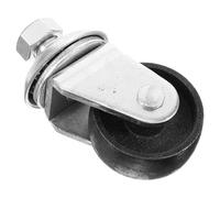 HAKIDZEL Hydraulic Floor Jack Replacement Castor Wheels 16mm Thick Thread Swivel Garage Jack Casters Heavy Duty Accessories for Car Repair