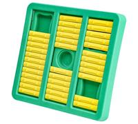 HAKIDZEL Interactive Dog Educational Slow Feeder for Pet Feeding and Training Made of Sturdy Pp Material in Green to Pet Intelligence and Keep Mind Active