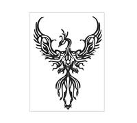 HAKIDZEL Iron Phoenix Wall Hanging Ornament for Indoor Wall Decoration, Delicate Bohemian Style with Simple Structure, Year-round Use and Not Easy to Deform, for Holidays and Home Decor
