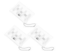 HAKIDZEL Japanese Coin Organizer with Organized Compartments and 6 Slots 3pcs Portable PVC Coin Storage Pouch for Japanese Yen Suitable for Store Visits by Women and Men