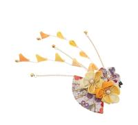 HAKIDZEL Japanese Fashion Hair Clip Vintage Japanese Hairpin Flower Tassels Hairpin Traditional Hair Clip