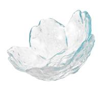 HAKIDZEL Japanese-style Glass Nail Dappen Dish Cup with Cherry Blossom Shape for Mixing and Cleaning Paintbrushes, Elegant Manicure Bowl Suitable for Workspace and Desk Use