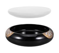 HAKIDZEL Japanese Sushi Plate Set, Round Chilled Serving Board for Seafood