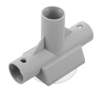 HAKIDZEL Joint Featuring Pipe Connector T Shaped 3 Way Replacement Plastic with Silicone Suction Cup, Strong Suction Base and Enhanced Stability Playpens Fences for Secure Play Yard