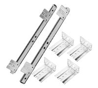 HAKIDZEL Keyboard Drawer Slides Pair Solid Steel Ball Bearings for Office Desk Quiet Smooth Extension Under Desk Use