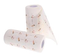 HAKIDZEL Kitchen Cleaning Rag 2 Rolls Printed Paper Towels Oil-Absorbing Soft Pulp Material for Household Kitchen and Ceramic Tile Cleaning