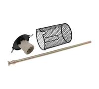 HAKIDZEL Lamp Guard with Anti Scald Protection for Terrarium Metal Lampshade Cover and Easy Maintenance and Crawler Habitat Suitable for Heated Bulbs and Reptiles