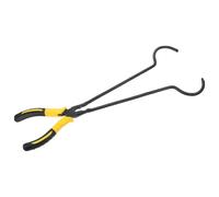 HAKIDZEL Long Crucible Tongs with Rubber Handle and Iron Construction for Refining Precious Metals Practical and Easy Control Tool for Melting and Casting in Jewellery Making