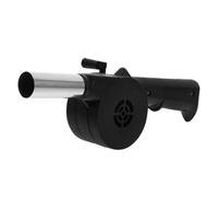 HAKIDZEL Manual Bbq Blower Hand Crank Metal Fan for Camp Stoves and Smokers | No Electricity Needed, Lightweight Black Plastic Grip, Supports Camp Cooking, Picnics, Car Campers and Bbq Enthusiasts