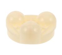 HAKIDZEL Massage Chair Part Chair Massager Triple Massage Ball Heads Kneading Roller Balls Plastic Beige with Quick Connect Hardware Home Office