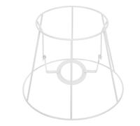 HAKIDZEL Metal Lampshade Frame and Handwoven Craftsmanship with Versatile Design 20cm Iron Round Wire Cage for Enthusiasts Home Decor and Lighting Projects