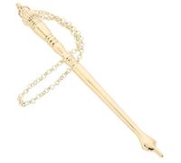 HAKIDZEL Metal Torah Pointer Bible Reading Pointer Jewish Gift for Scripture Reading Zinc Alloy Golden 5.12In